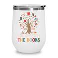 100 Days In The Books Reading Teacher Cute Book Lover Wine Tumbler