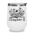 2nd Birthday Girl Chapter 2 Reading Book Lover 2 Year Old Wine Tumbler