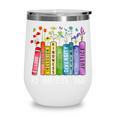 8647 Foxtrots Tangos Deltas Book Flower Resist Book Lovers Wine Tumbler