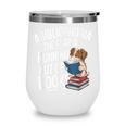 Abibliophobia Dog Book Lover Library Wine Tumbler Abibliophobia Dog Book Lover Library Wine Tumbler