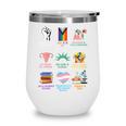 Ally Anti Trump Liberal BLM Love Is Love Banned Books Icons Wine Tumbler