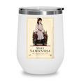 American Girl Meet Samantha Book Cover Wine Tumbler