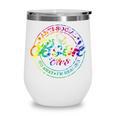 Anti Social Book Club Go Away I'm Reading Book Tie Dye Wine Tumbler