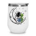 Astronaut Reading Book To Alien Moon Space Astronomy Wine Tumbler Astronaut Reading Book To Alien Moon Space Astronomy Wine Tumbler