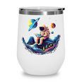 Astronaut Reading Book In Space Books Lover Bookworm Wine Tumbler Astronaut Reading Book In Space Books Lover Bookworm Wine Tumbler