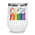 Awesome Like My Daughter Books Floral Proud Mom Women Wine Tumbler