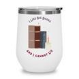 I Like Big Books Bookworm Tee Wine Tumbler