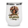 Big Cancer Energy Woman Camo Zodiac Book Teacher Wine Tumbler