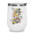 Book Abstract Art Drawing Painting Graphic Book Wine Tumbler