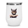 The Book Was Better Literature Teacher Reading Cat Lover Wine Tumbler The Book Was Better Literature Teacher Reading Cat Lover Wine Tumbler