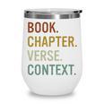 Book Chapter Verse Christian Bible Reformed Theology Wine Tumbler Book Chapter Verse Christian Bible Reformed Theology Wine Tumbler