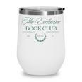 Graphic Book Club Sweatshirt Wine Tumbler