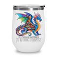 Be a Book Dragon Reading Wine Tumbler
