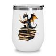 Book Dragon Wine Tumbler Book Dragon Wine Tumbler