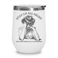 The Book Ended On a Cliffhanger Cute Book Lover Teach Wine Tumbler