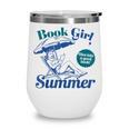 Book Girl Summer Bookish Beach Wine Tumbler