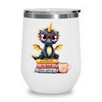 Book Lover Cute Baby Dragon Reading Wine Tumbler Book Lover Cute Baby Dragon Reading Wine Tumbler