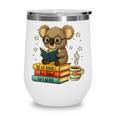 Book Lover Koala Reading Bookish Library Read Books Be Kind Wine Tumbler Book Lover Koala Reading Bookish Library Read Books Be Kind Wine Tumbler