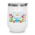 Book Lover Reading Penguin Wine Tumbler