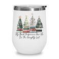 My Book Preference Has Me On The Naughty List Christmas Tree Wine Tumbler