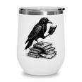 Book Raven Vintage Dark Academia Literature Reading Wine Tumbler Book Raven Vintage Dark Academia Literature Reading Wine Tumbler
