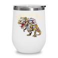Book Reading Dinosaur T-Rex Dino Bookworm Wine Tumbler Book Reading Dinosaur T-Rex Dino Bookworm Wine Tumbler