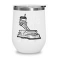 I Like My Book Spicy Read Reading Librarian Men Women Kids Wine Tumbler