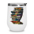 Book Women Graphic Art Colorful Eyes Wine Tumbler Book Women Graphic Art Colorful Eyes Wine Tumbler