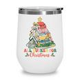 All Booked For Christmas Book Lovers Xmas Tree Lights Wine Tumbler All Booked For Christmas Book Lovers Xmas Tree Lights Wine Tumbler