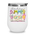 All Booked For Summer Reading Beach Floral Bookish Book Girl Wine Tumbler All Booked For Summer Reading Beach Floral Bookish Book Girl Wine Tumbler