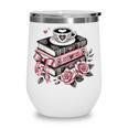 All Booked For Valentine's Coquette Bow Books Teacher Girly Wine Tumbler All Booked For Valentine's Coquette Bow Books Teacher Girly Wine Tumbler