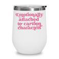 Bookish Galentines Day Valentine Book Club Matching Reader Wine Tumbler