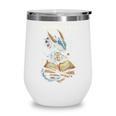 Bookish Quote I Am a Book Dragon Not a Worm Reading Book Wine Tumbler