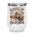 Bookish Retro Western Cowgirl Texas Book Lover Novel Reader Wine Tumbler Bookish Retro Western Cowgirl Texas Book Lover Novel Reader Wine Tumbler