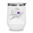 Books Are Always Better Positive Quotes Bookworm Positivity Premium Tri-Blend Wine Tumbler