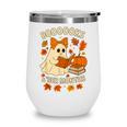 Books And BER Months Fall Librarian Reading Halloween Wine Tumbler