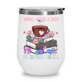 Books Coffee Yarn Lover My Favorite Things Wine Tumbler