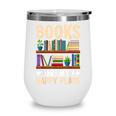 Books Are My Happy Place Wine Tumbler