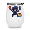 Books Ninja Read Reading Librarian Book Toddler Boys Kids Wine Tumbler