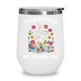 Too Many Books Not Enough Time Skeleton Flowers Reader Wine Tumbler Too Many Books Not Enough Time Skeleton Flowers Reader Wine Tumbler