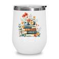 I Like Books More Than People Reading Reader Bookworm Saying Wine Tumbler I Like Books More Than People Reading Reader Bookworm Saying Wine Tumbler