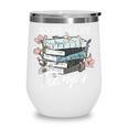 Books Are My Therapy Summer Reading Book Lovers Wine Tumbler