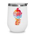Books Reading Ice Cream Wine Tumbler