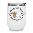 I Like My Books Spicy And My Coffee Icy Books Booktok Wine Tumbler