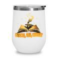 Books Tea Repeat Wine Tumbler