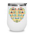Bookshelf Heart Wine Tumbler