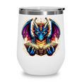 Bookworm Dragon Reading Book Lover Wine Tumbler Bookworm Dragon Reading Book Lover Wine Tumbler