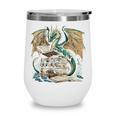 Bookworm Dragons Reading Book Dragons And Books Wine Tumbler Bookworm Dragons Reading Book Dragons And Books Wine Tumbler