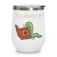 Bookworm Worm Reading Book Lover Read Books Librarian Wine Tumbler Bookworm Worm Reading Book Lover Read Books Librarian Wine Tumbler