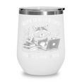 Born To Read Books Forced To Read Emails Bookish Racoon Wine Tumbler Born To Read Books Forced To Read Emails Bookish Racoon Wine Tumbler